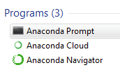 Anaconda prompt